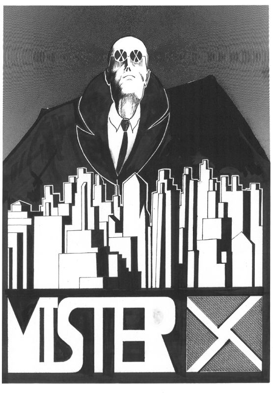 Mister X, in Jatinder Ghataora's My Own Drawings Comic Art Gallery Room